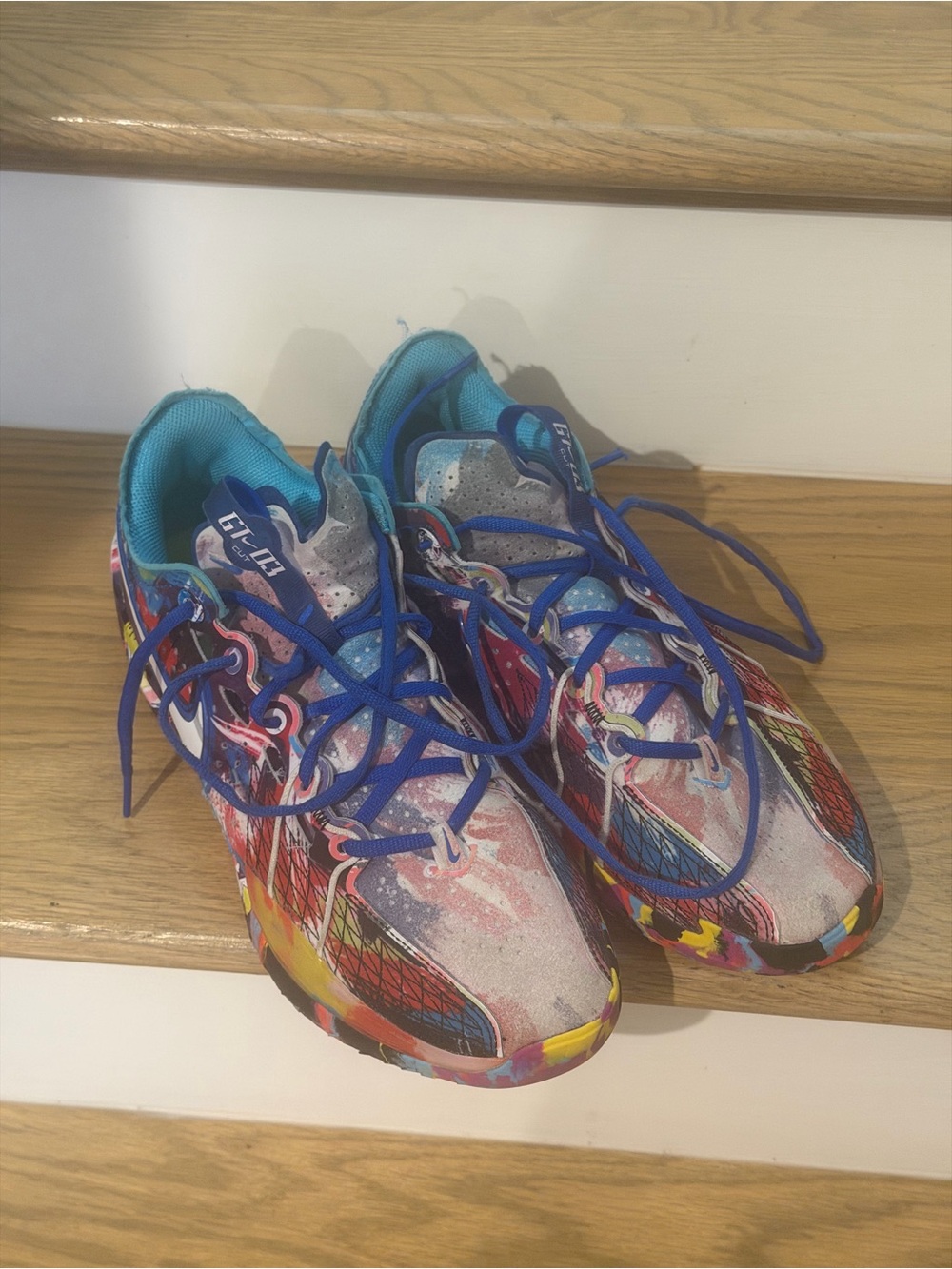 Jewell Loyd x Nike Air Zoom G.T. Cut 3 'Paint' basketball sneakers, size 11